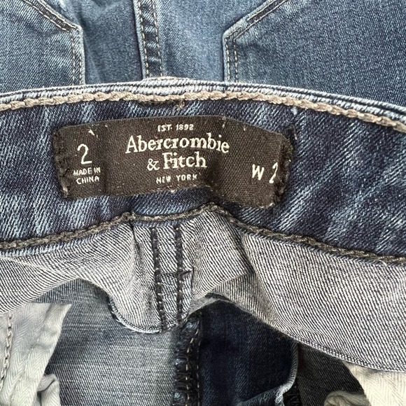 Abercrombie & Fitch Mid Rise Skinny Jegging Jeans Size 2 or 26 - Picture 7 of 9
